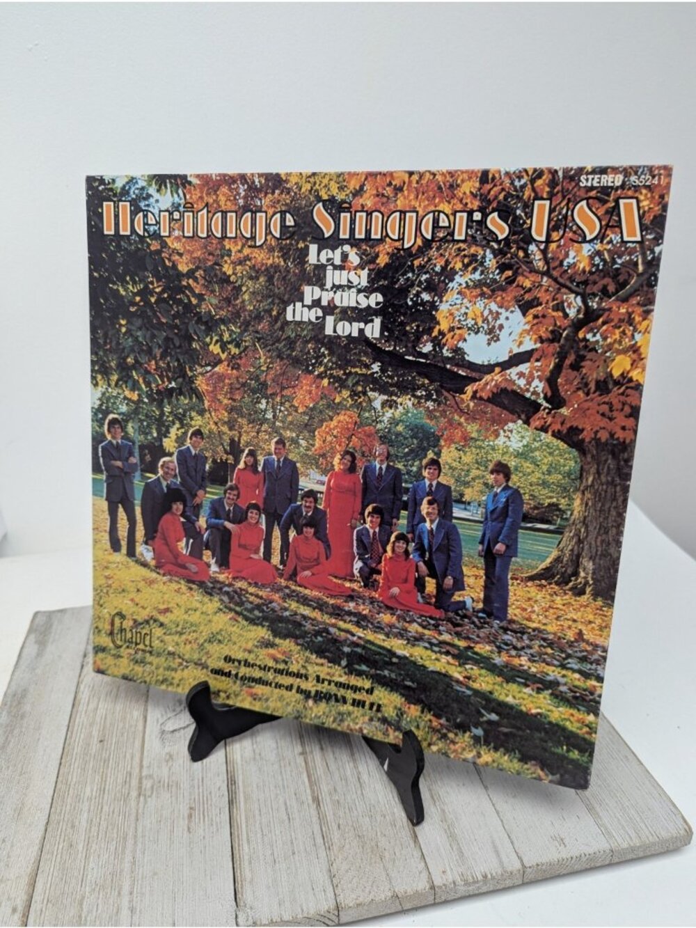 Heritage Singers USA, Let's Just Praise The Lord S5241 Chapel Records Vinyl